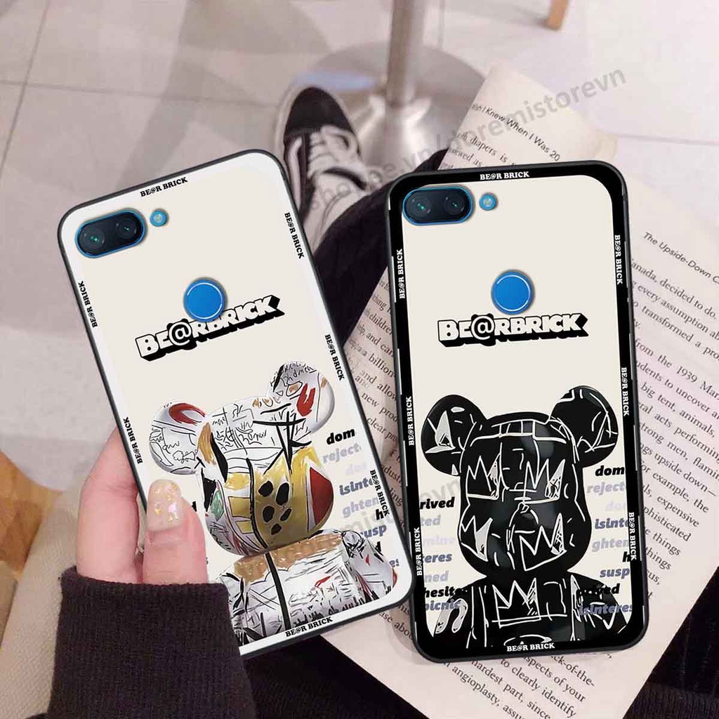 Ốp Xiaomi Mi 8 SE / Mi 8 Lite thể thao, bear brick, ốp lưng dẻo thời trang bền đẹp
