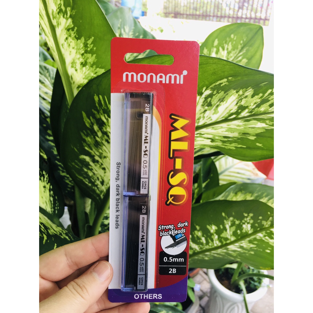 Ruột bút chì bấm Monami 0.5mm - Ruột tim chì dùng thay cho bút chì 0.5mm