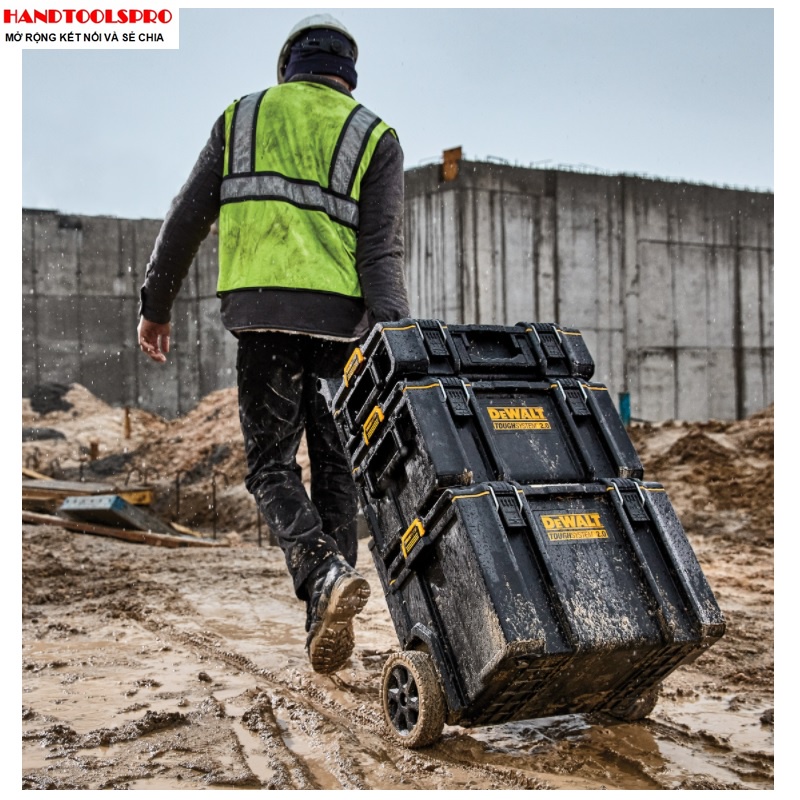 Hộp dụng cụ có xe đẩy  554x500x685mm Dewalt DWST83295-1