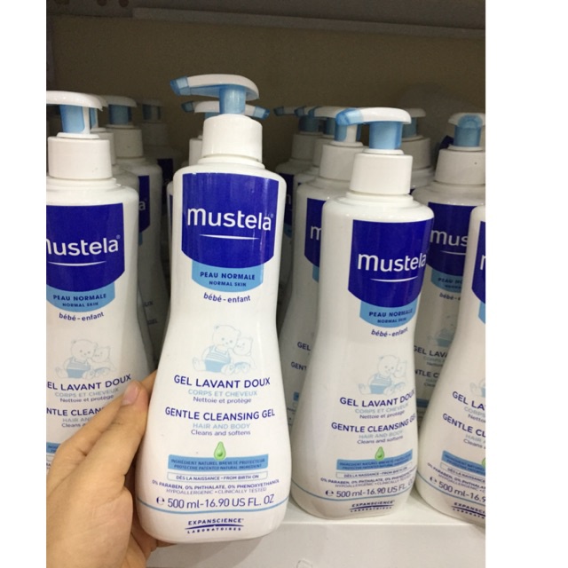 Sữa Tắm Mustela chai ( 500ml - 200ml ) chính hãng cho bé sơ sinh