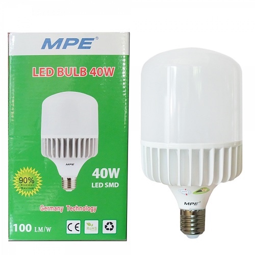 Bóng đèn LED bulb nhôm cao cấp MPE 20W - 30W - 40W - 50W