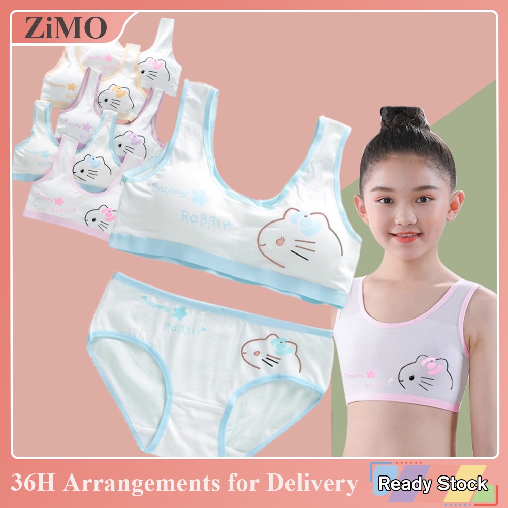 9-15 tuổi Áo ngực cho bé gái  + Bộ quần lót
