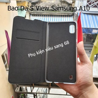 A10| bao da s view samsung a10 - hàng chuẩn