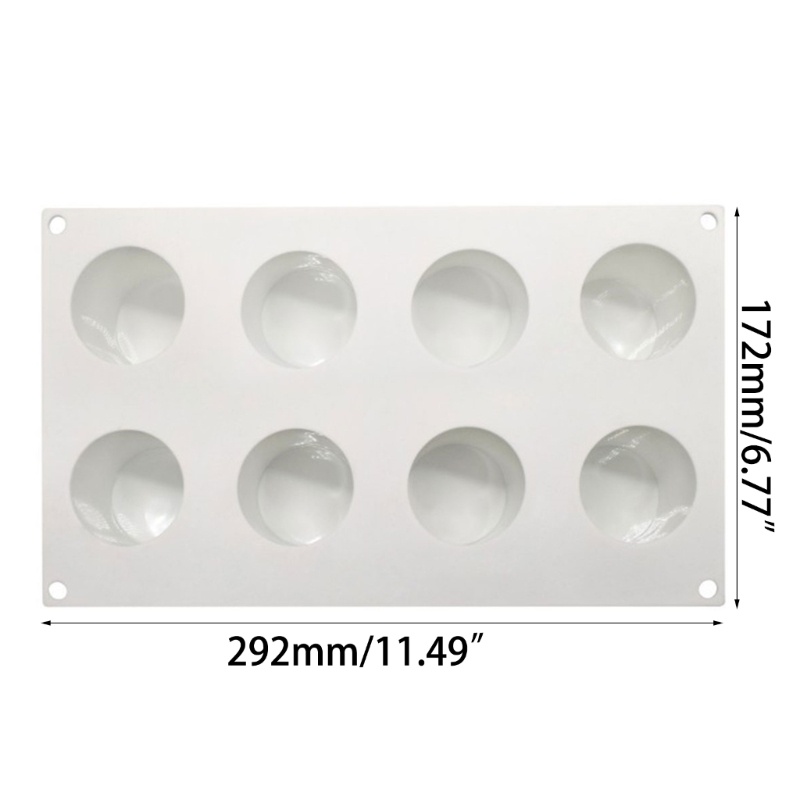 Khuôn Silicone Tạo Hình Làm Bánh Mousse Hình Trụ 3D DIY