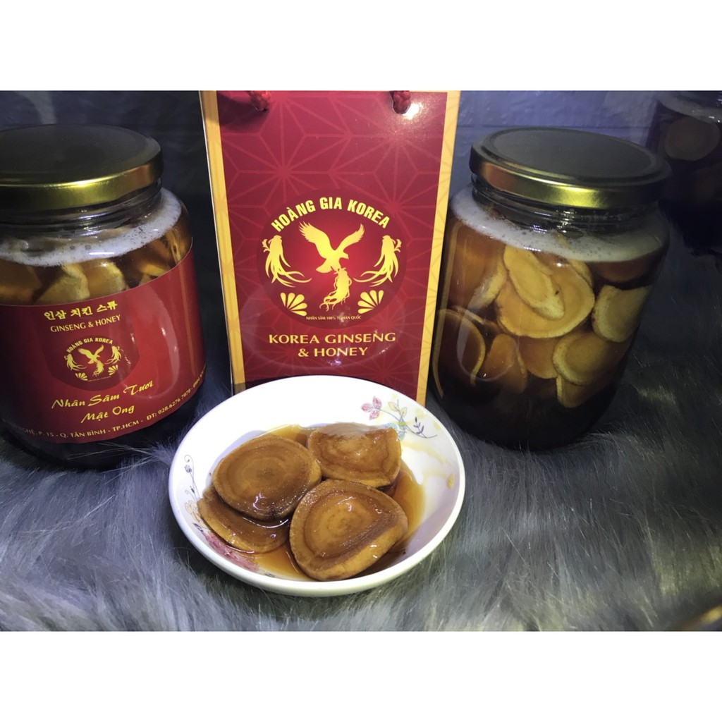 SÂM TƯƠI NGÂM MẬT ONG 269K HŨ 500ML+100gr SÂM TƯƠI | BigBuy360 - bigbuy360.vn