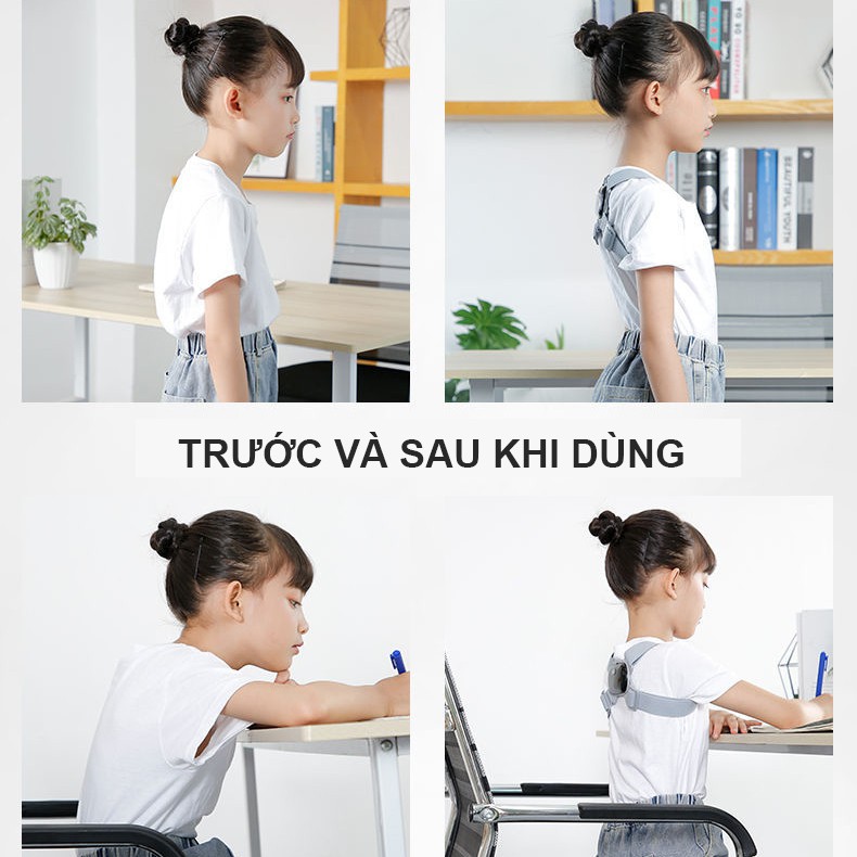 Đai chống gù lưng Smart Pose có màn hình hiển thị - Dây Đeo Chống Gù Lưng Báo Rung Khi Ngồi Sai Tư Thế - Bao tay và khẩu trang y tế |