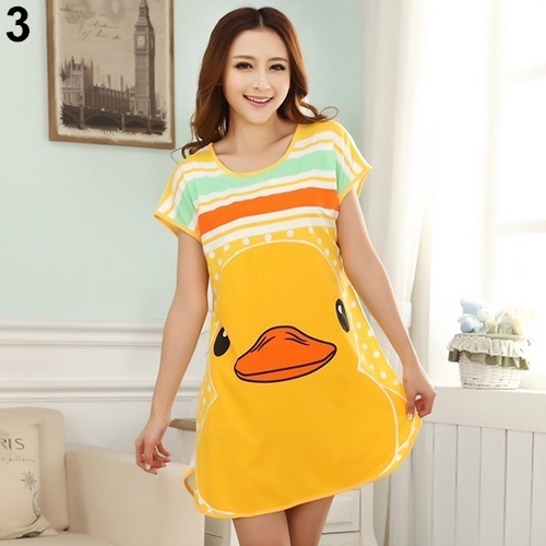 Bộ pijama ngủ ngắn tay , họa tiết chấm bi cho nữ