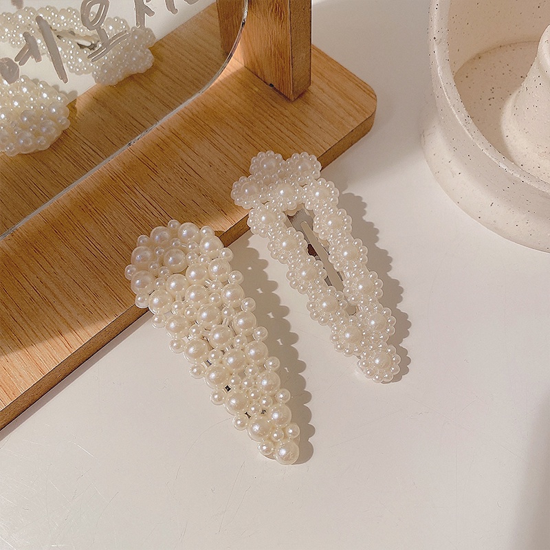 Kẹp Tóc Đính Ngọc Trai Thời Trang Hàn Quốc