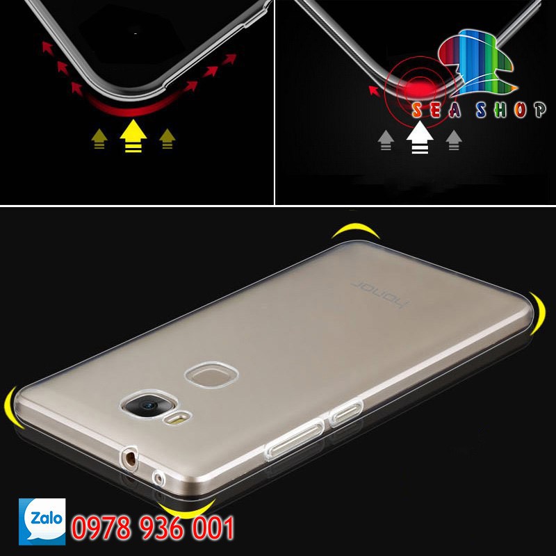 Ốp lưng Huawei Gr5 silicon trong suốt