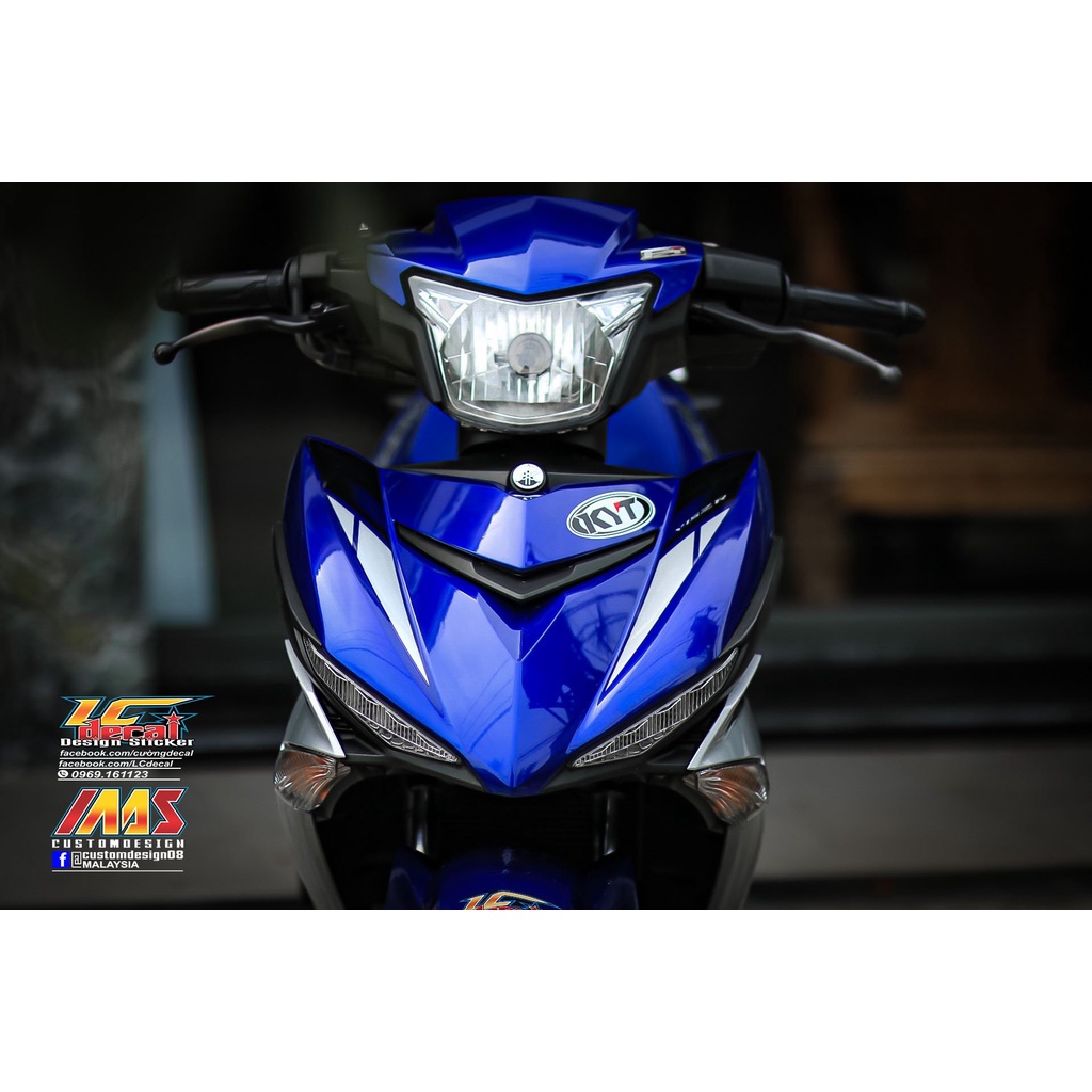 tem rời exciter 150 bạc xanh y15zr chỉ