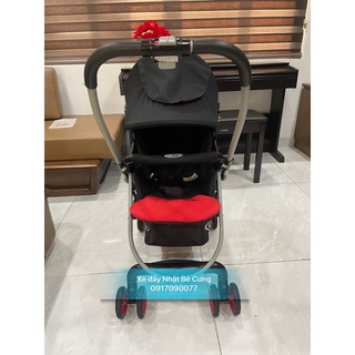 xe đẩy Graco citilite R đen đỏ 2c3tt
