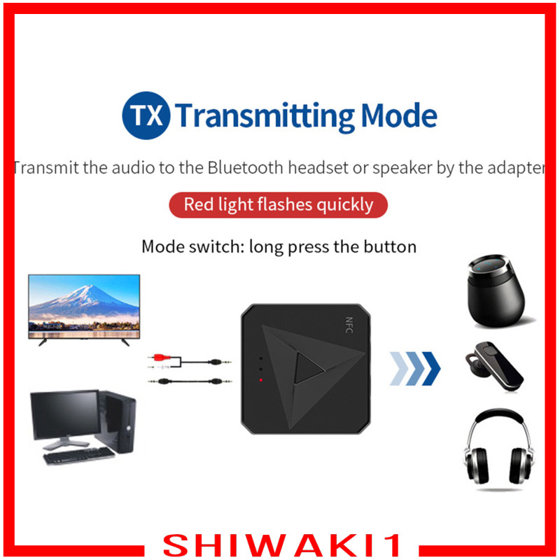 Bộ Thu Phát Tín Hiệu Bluetooth 2 Trong 1 Shiwaki1 Kèm Phụ Kiện | BigBuy360 - bigbuy360.vn