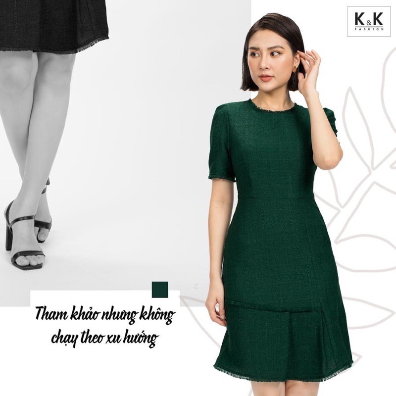 (Pass) Váy K&K xanh rêu
