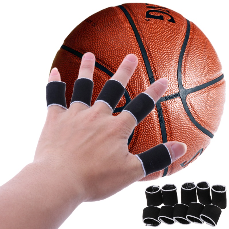 QQ Bộ 10 Găng Bảo Vệ Ngón Tay Khi Chơi Bóng Rổ / Thể Thao