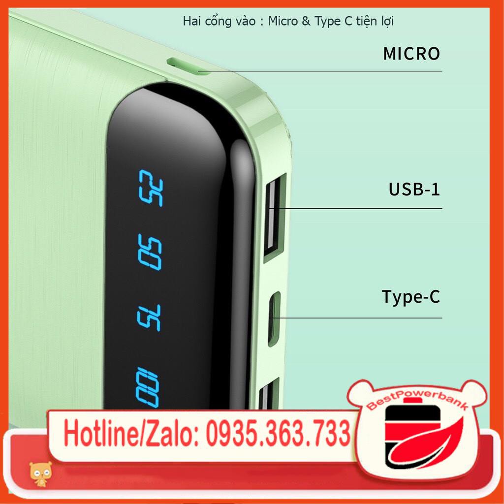 Sạc dự phòng mini, Sạc dự phòng 10000mAh💖 FREE SHIP 💖WK WP-161 chính hãng, thiết kế độc đáo, nhỏ gọn | BigBuy360 - bigbuy360.vn