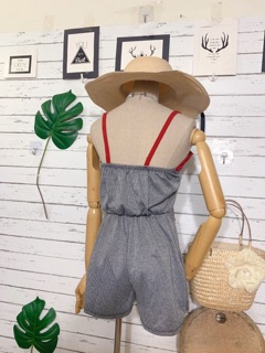 Jumpsuit đùi lưng thun new