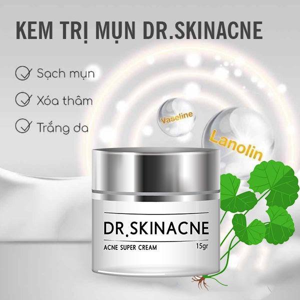 FREESHIP Kem Giảm Mụn Dr SKINACNE Chính Hãng