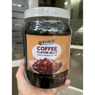 Thạch Hương Cà Phê Krubo - Dai Giòn - Làm Trà Sữa Kim Cương Đen