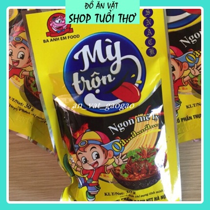 Snack mỳ trộn dẻo dai thơm ngon mê ly