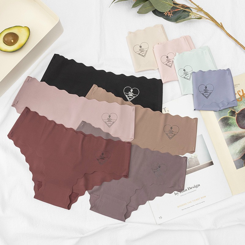 Quần lót su đúc 💖FREESHIP💖Quần chíp đúc không đường may lượn sóng, chất su cực mát, quần lót nữ