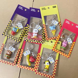 Móc khoá | Figure Keyring Ver Food BT21 Official