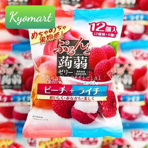 (DATE t10/t11/2021) Thạch hoa quả Orihiro 12 gói 240g-Nhật Bản