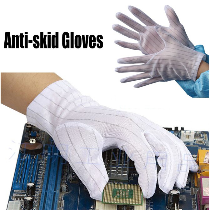 Set 5 Cặp Găng Tay Chống Trượt Esd Pc Sửa Chữa Máy Tính