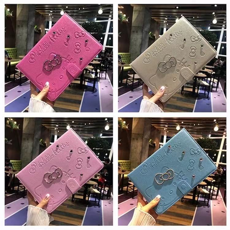 Bao da máy tính bảng in hình Hello Kitty đáng yêu cho Ipad Mini 1/2/3 Ipad Air 1/2/3 7.9inch 9.7inch