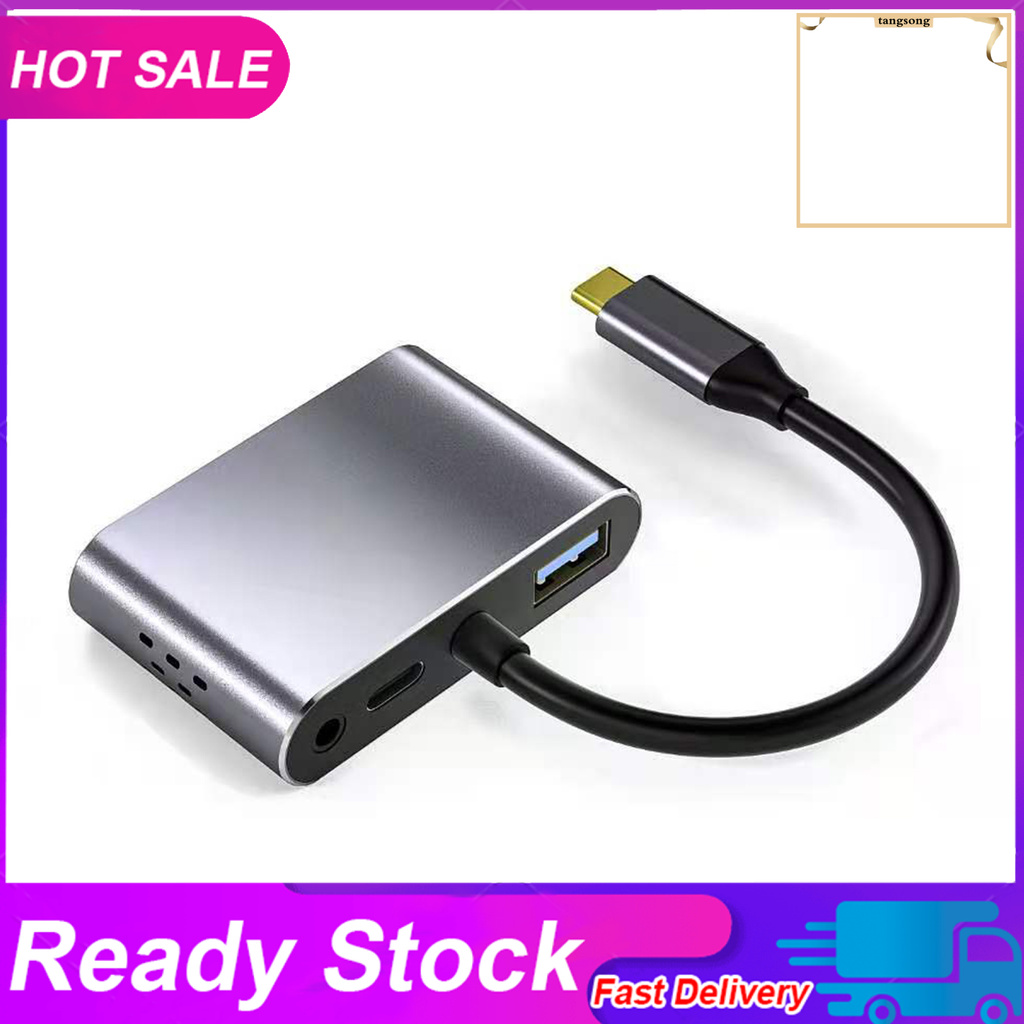 Bộ Chuyển Đổi Cổng Type-C Sang Vga Pd Usb 3.0 5 Trong 1