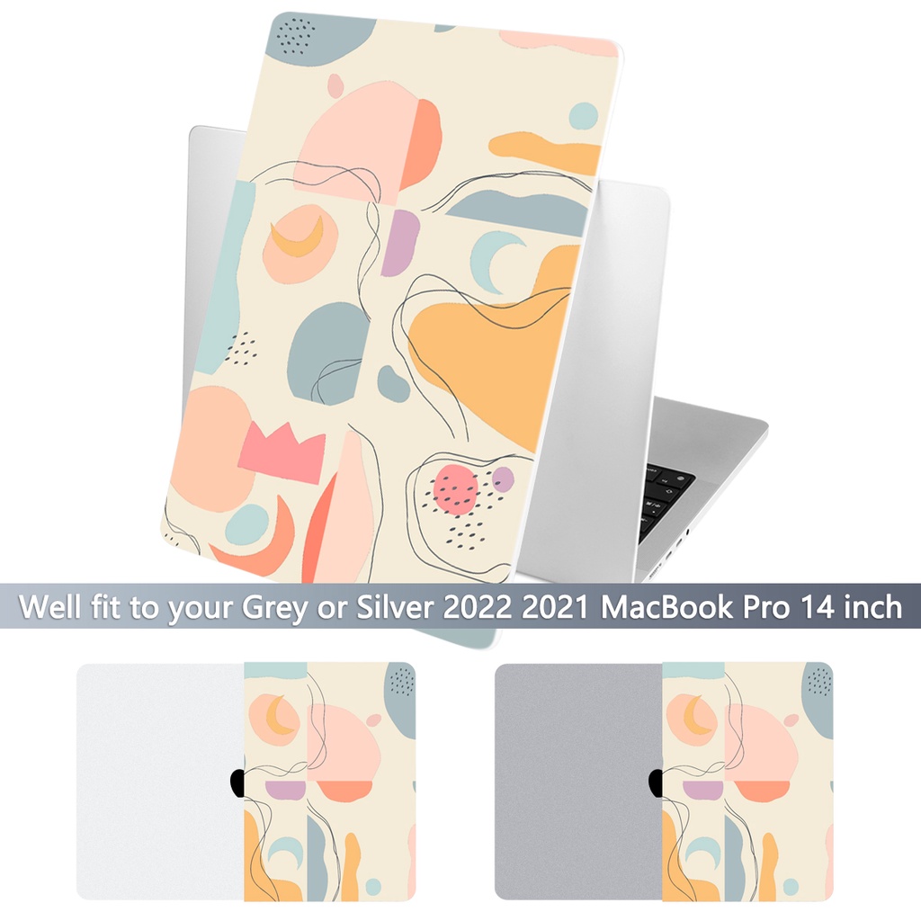 Ốp bảo vệ BATIANDA tích hợp bàn phím thích hợp cho MacBook Pro13 14 16inch M1 2021 2020 A2442 A2485 A2338 Air11 12 13 M1