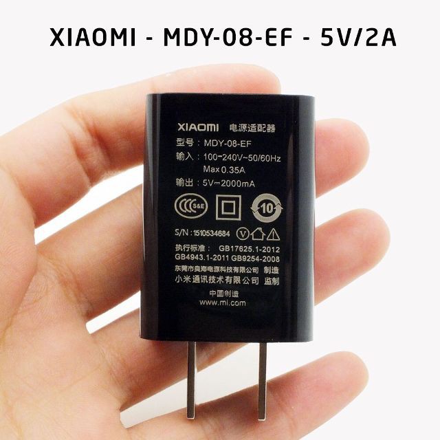 Sạc nhanh Xiaomi (Quick Charge 3.0) MDY-08-EH, MDY-08-EF Chính hãng - Bảo hành 12 tháng