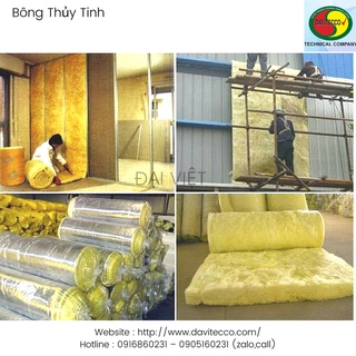 Bông thủy tinh (Glasswool) dạng cuộn