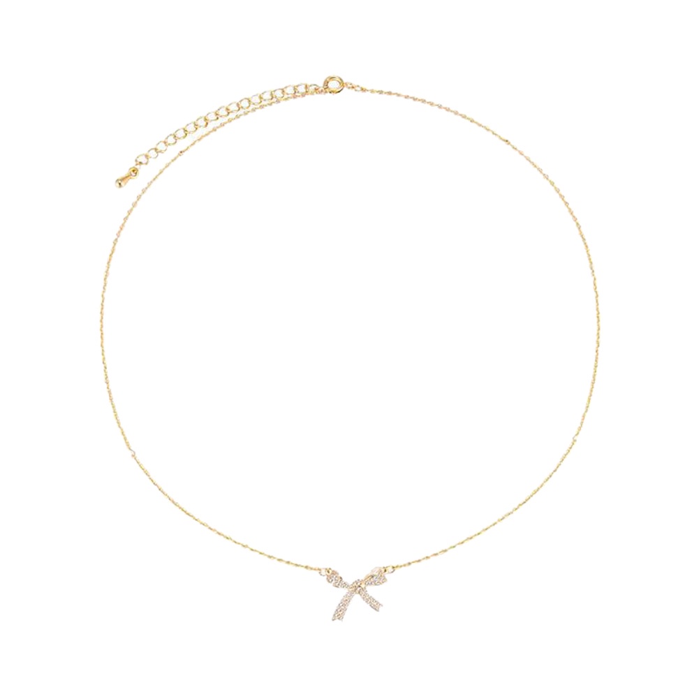 Vòng cổ Mặt Hình Bướm Đính Đá Zircon Thanh Lịch Cho Nữ