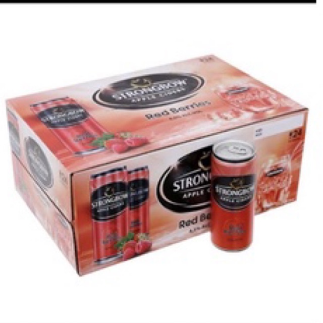 Nước táo lên men Strongbow lon 330mlcó nhiều vị