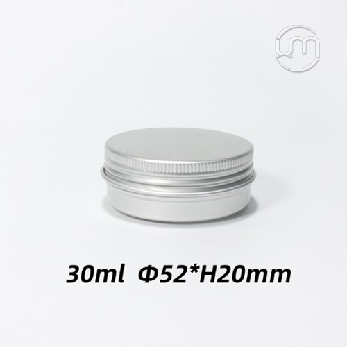 5.2*5.2*2cm-Hộp nhôm nắp vặn 30ml