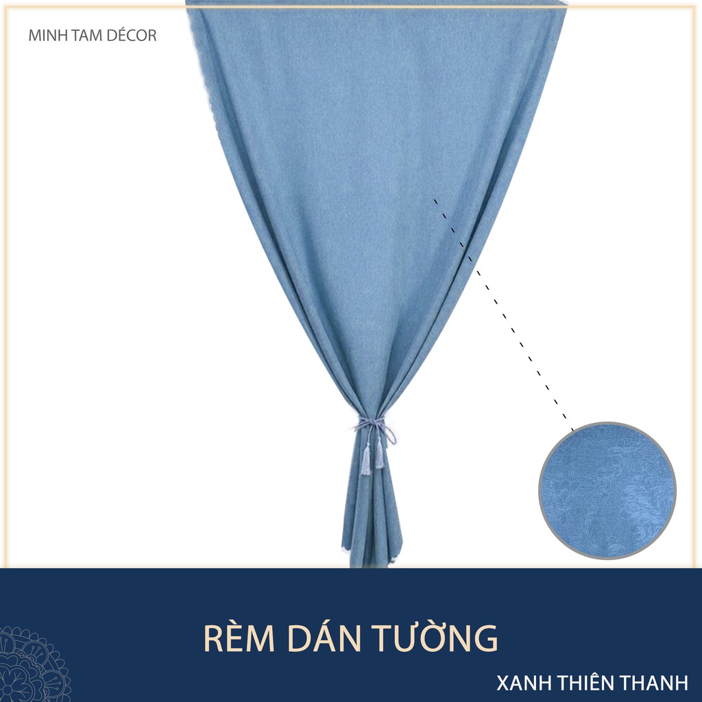 Rèm cửa dán tường, màn cửa chống nắng Minh Tâm , dễ dàng lắp đặt , dán trực tiếp