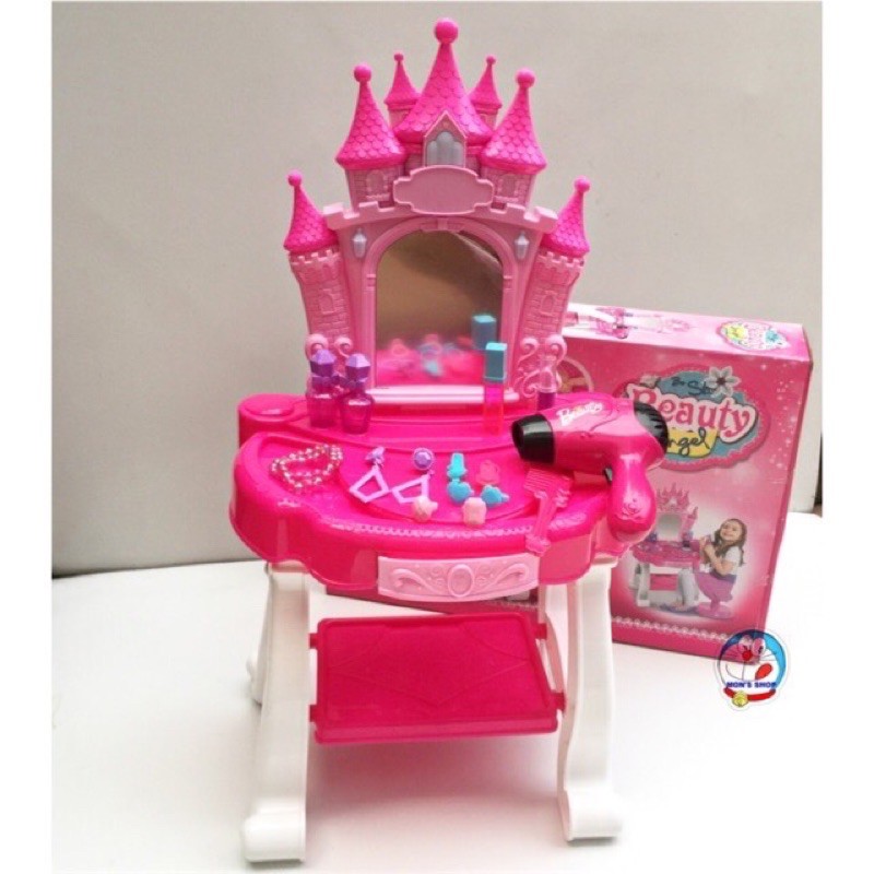 Bộ đồ chơi bàn trang điểm elsa cho bé hình lâu đài công chúa