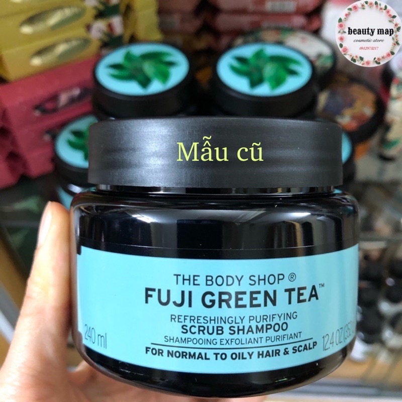 Dầu Gội Tẩy Tế Bào Chết Cho Da Đầu Fuji Green Tea™ Refreshingly Purifying Scrub Shampoo 240ml