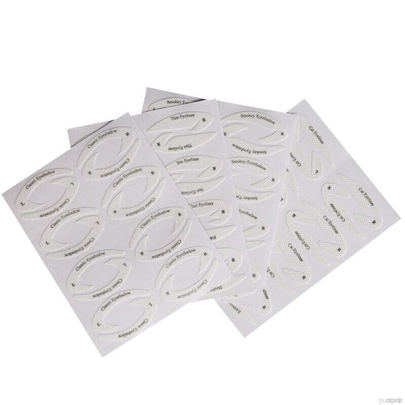 [Hàng mới về] Set 4 tờ khuôn kẻ mắt nhiều kiểu dáng đa dạng cho bạn thay đổi phong cách trang điểm