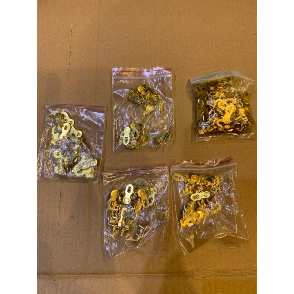 Khóa Chốt Sên Xích Xe Đạp Mạ Vàng Cho Xích Cỡ 6/ 7/ 8- 9- 10- 11- 12 Speed Loại Tốt