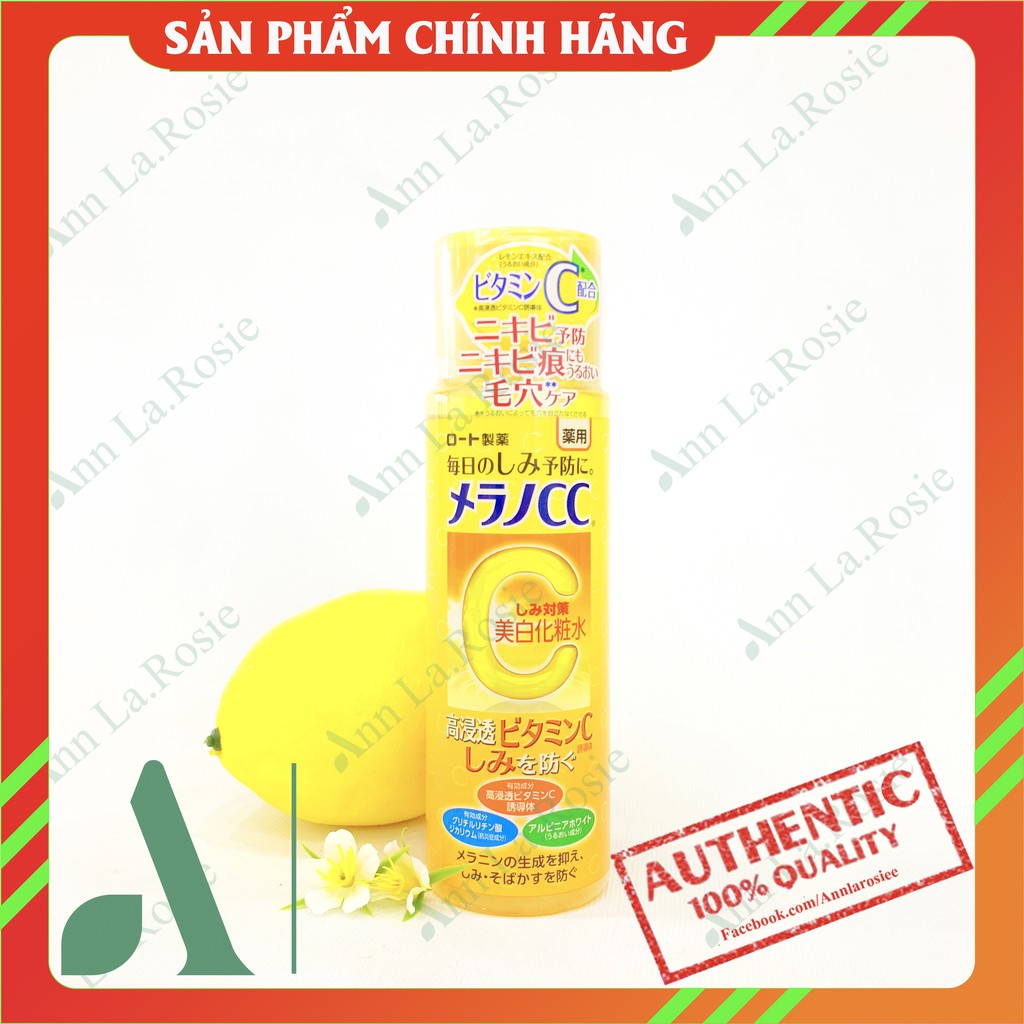 Toner Trắng Da Mờ Thâm CC MELANO Rohto 170ml