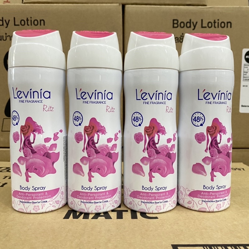 Xịt khử mùi levinia 200ml ( mầu hồng )