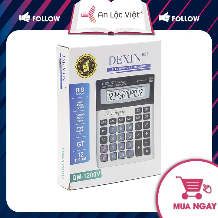 Máy tính cầm tay Dexin DM-1200V