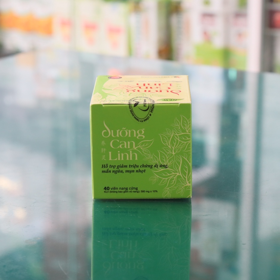 Dưỡng Can Linh – Hỗ trợ giải độc gan, tăng cường chức năng gan, giảm triệu chứng dị ứng (Lọ 40 viên)