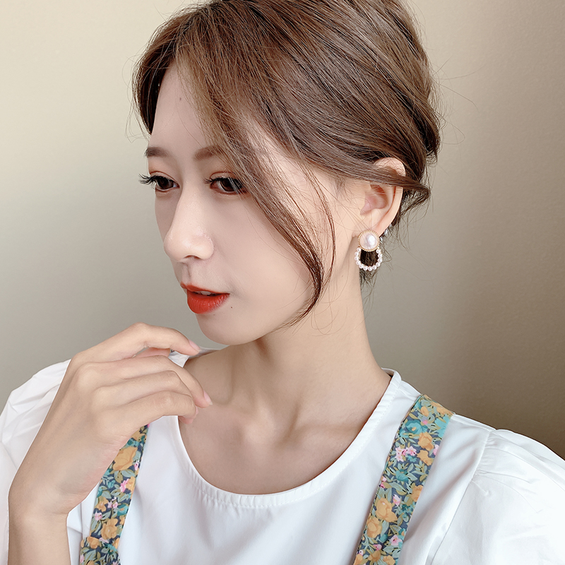 Ống Xếp Nếp Đính Ngọc Trai Giả Dễ Phối Đồ