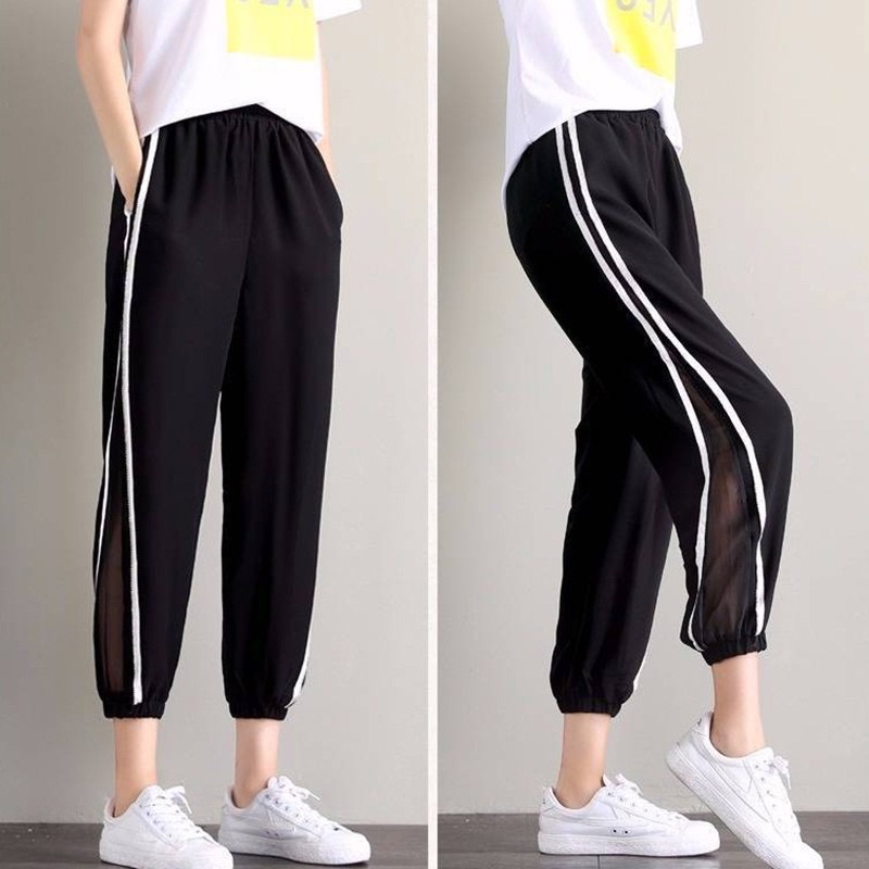 Quần baggy đũi Phối lưới &lt;SALE LỖ&gt; Quần thể thao, chất đũi bao mát ( VIDEO + ảnh Thật)