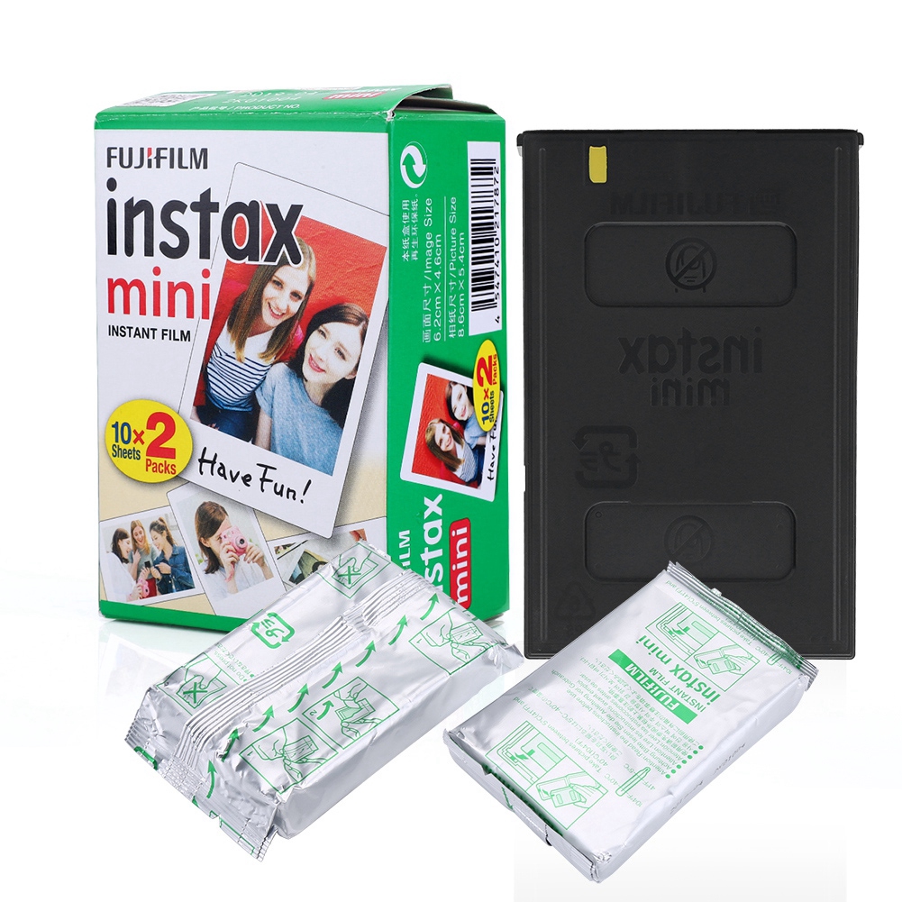 Set 20 tấm phim trắng cho máy ảnh Fujifilm Instax Mini 8/7s/25/50/90