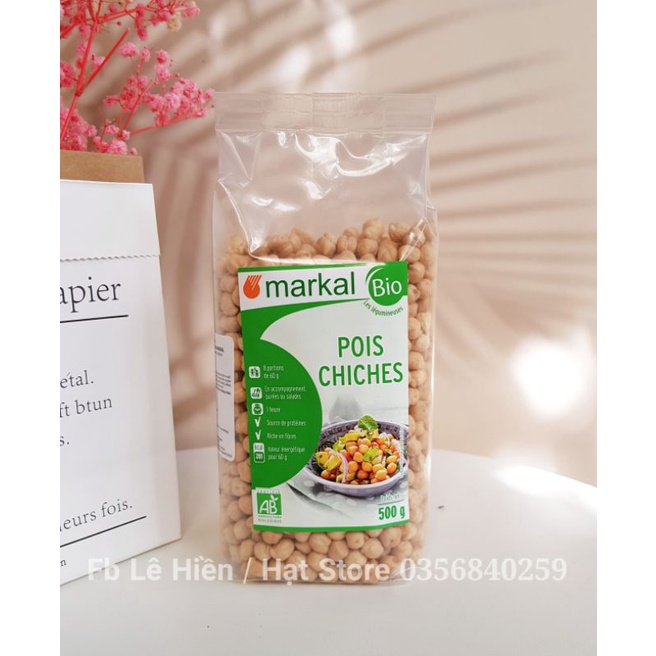 Đậu gà hữu cơ Markal 500gr