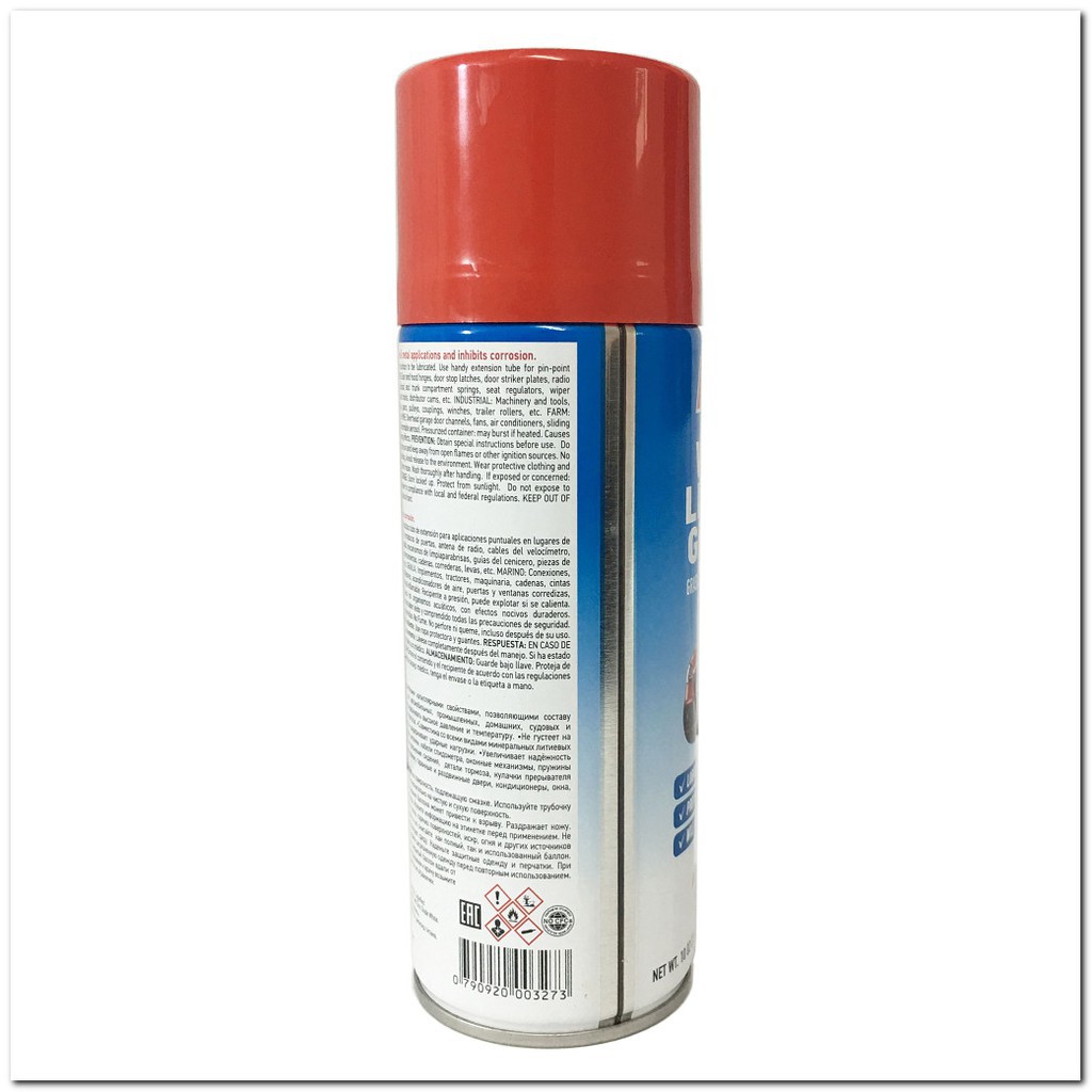 Chai xịt mỡ bò nước Abro White Lithium Grease 284g