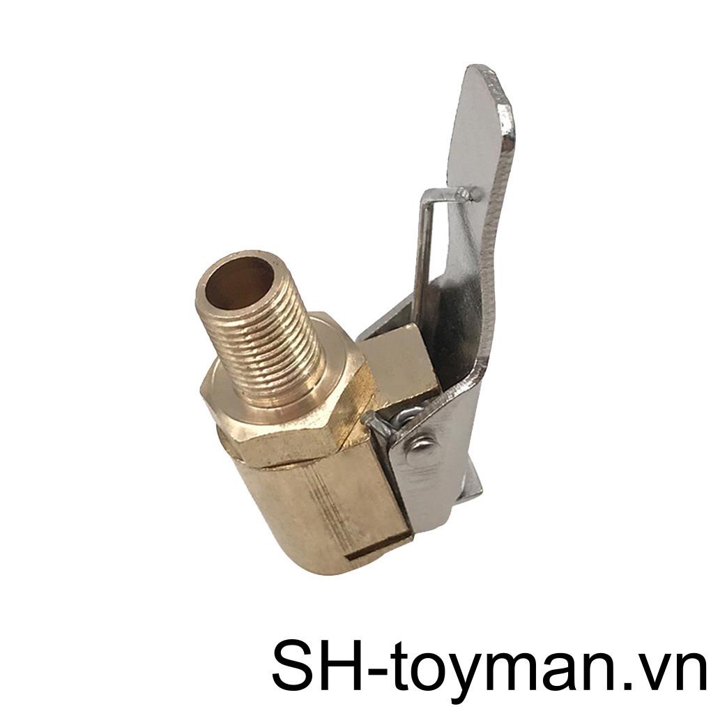 Đầu Nối Van Bơm Hơi Bánh Xe Hơi Có Kẹp Tiện Dụng